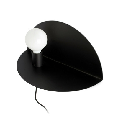 01004 Faro NIT BLACK WALL LAMP LEFT