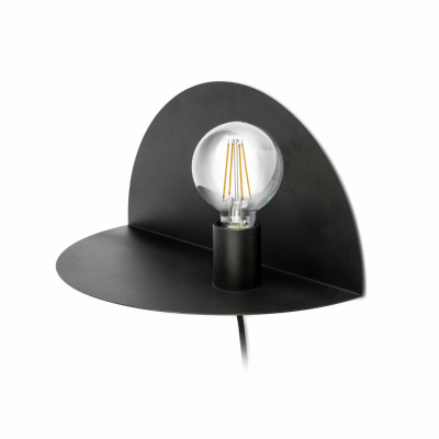 01006 Faro NIT BLACK WALL LAMP RIGHT