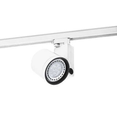 01065701 Faro CYLINDER White projector QR111 LED 25W