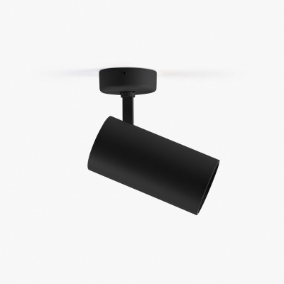 0121X3022 Faro FOST SURFACE ?90 42W BLACK 23° 3000K CRI97