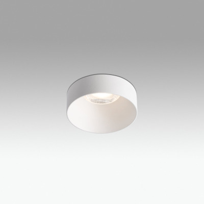 02150301 Faro BOW WHITE 18W LED 2700K 36° Ø80MM