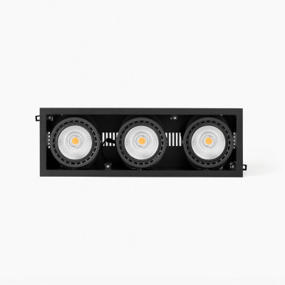 033013802 Faro MINI COLIN-3 BLACK LED 54-75W 3000K 56°