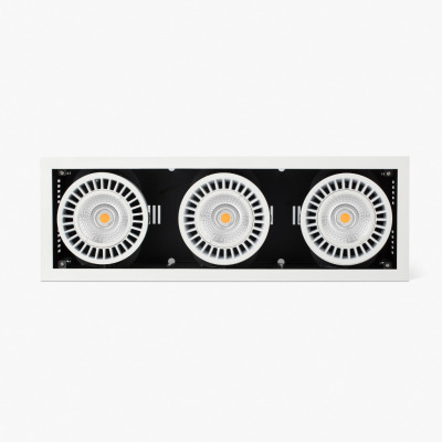 034015711 Faro COLIN-3 WHITE RECESSED 72-108W MEAT 20°