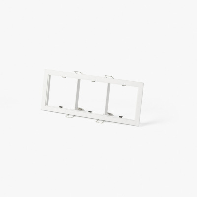 034100031 Faro PODIUM PLATE 1L WITH FRAME WHITE