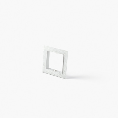 034200011 Faro PODIUM PLATE 1L TRIMLESS WHITE