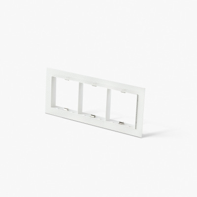 034200031 Faro PODIUM PLATE 3L TRIMLESS WHITE