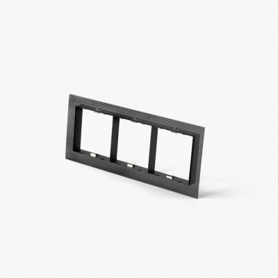 034200032 Faro PODIUM PLATE 3L TRIMLESS BLACK