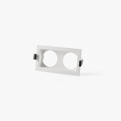 034600021 Faro TEIDE PLATE 2L WITH FRAME WITHE