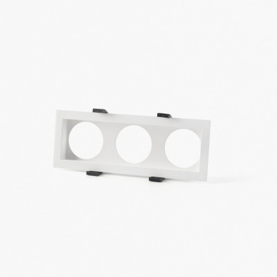 034600031 Faro TEIDE PLATE 3L WITH FRAME WITHE