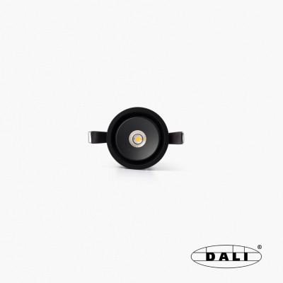 034893082D TK-Lighting TEIDE DOWNLIGHT 10W BLACK 80° 3000K CRI90 DALI