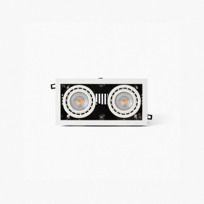 035005201 Faro NANO COLIN-2 WITH FRAME WHITE LED 14-26W 3000K 2