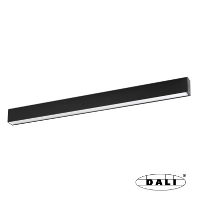 041000102D Faro VIA Black surface DALI 112CM 48W 3000K
