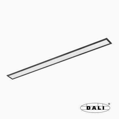 0410008102DU TK-Lighting VIA EVO RECESSED 860 38W 3000K BK PRISM DALI