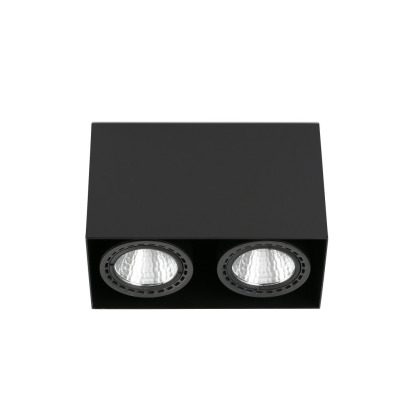 050502602 Faro TEKO - 2 Black surface LED 34-48W pearl white 3100K 56º