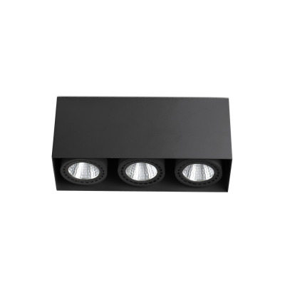050601002 Faro TEKO - 3 Black surface LED CRI95 51-72W 3000K 56º