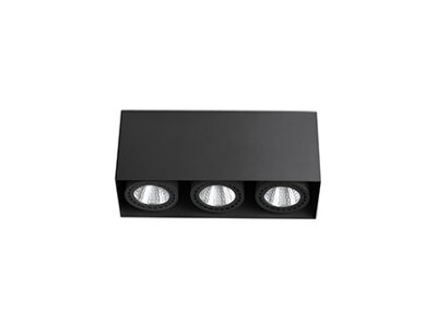 050601502 Faro TEKO - 3 Black surface LED HE 72W 3000K 20º