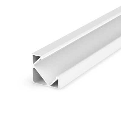 08050101B-03 TK-Lighting SURFACE PROFILE 45D WHITE 0,3M