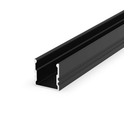 08060101N-06 TK-Lighting SURFACE PROFILE BLACK 0,6M