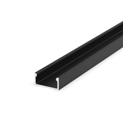 08080101N-08 TK-Lighting SURFACE PROFIL 8MM BLACK 0,8M