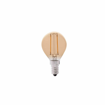 17413 Faro BULB G45 E14 LED 2W A FILAMENT AMBRE 2200K