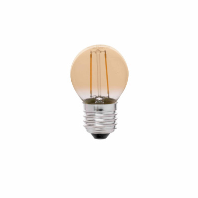 17414 Faro BULB G45 E27 LED 2W A FILAMENT AMBRE 2200K