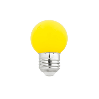 17475 Faro BULB G45 YELLOW E27 1W LED