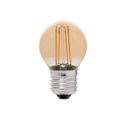 17493 Faro BULB G45 E27 LED 4W FILAMENTO AMBAR DIMABLE 2200K