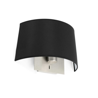 20022 Faro VOLTA Black wall lamp