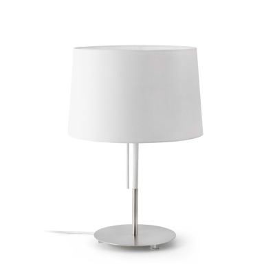 20025 Faro VOLTA WHITE TABLE LAMP E27 20W 2700K