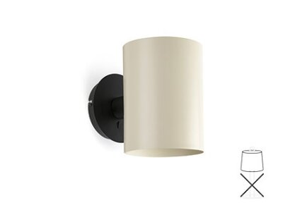 20035 TK-Lighting GUADALUPE SHADE BEIGE CYLINDER   