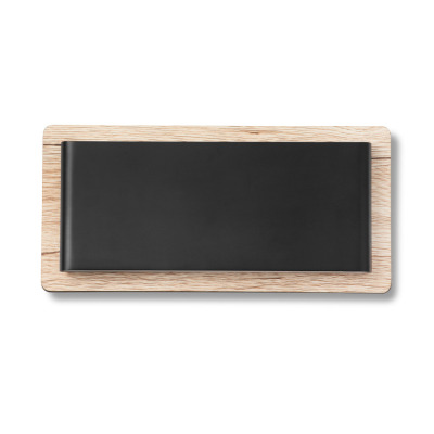 20061 Faro MOOD WALL LAMP  WOOD/BLACK 2x3W