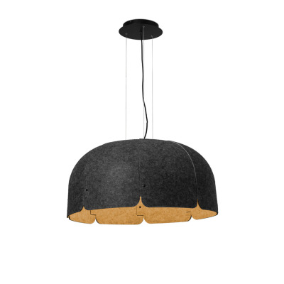 20102 Faro MUTE DARK GREY/BROWN LED 24W 3000K