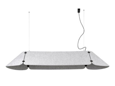 20109 Faro FONOVIA GREY PENDANT 1560MM 25W 4000K