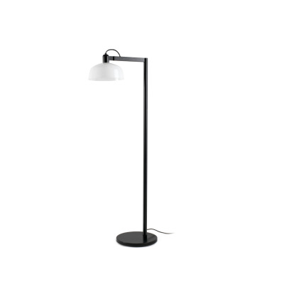 20336-119 Faro TATAWIN FLOOR LAMP W/WHITE SHADE 1xE27