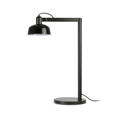20337-117 Faro TATAWIN TABLE LAMP W/BLACK SHADE 1xE27