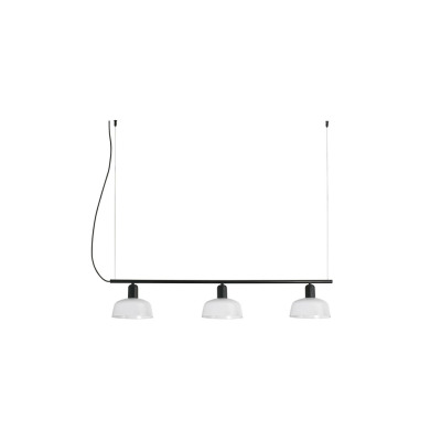 20338-116 Faro TATAWIN PENDANT LINEAL W/WHITE SHADE S 1xE27