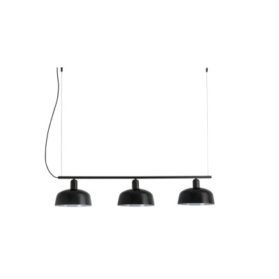 20338-120 Faro TATAWIN PENDANT LINEAL W/BLACK SHADE M 1xE27