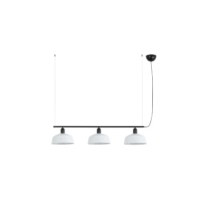 20338-145 TK-Lighting TATAWIN PENDANT LAMP LIN. SCR. METAL M WHITE 3xE27