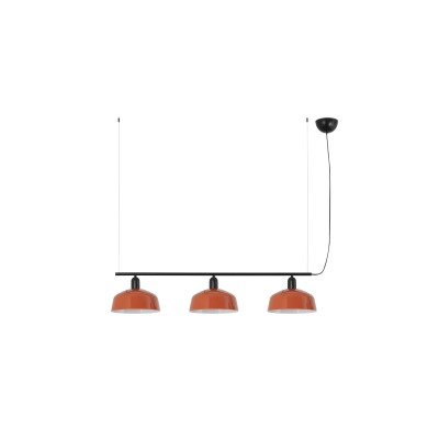 20338-148 TK-Lighting TATAWIN PENDANT LAMP LIN. P.METAL M ORANGE ROJ.3xE