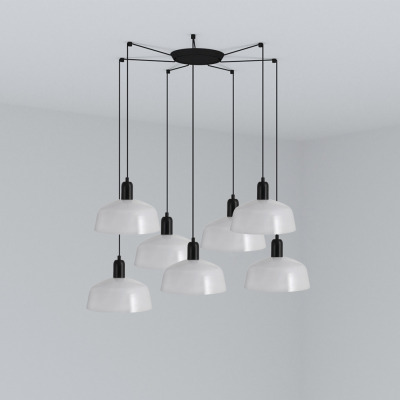20340-119-7L Faro TATAWIN PENDANT SHADE M WHITE 1xE27 7L