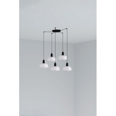20340-140-5L TK-Lighting TATAWIN PENDANT LAMP SHADE METAL S WHITE 5xE27
