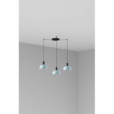 20340-142-3L TK-Lighting TATAWIN PENDANT LAMP SCR. METAL S BLUE GRAYISH 3xE