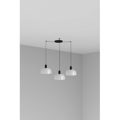 20340-145-3L TK-Lighting TATAWIN PENDANT LAMP SHADE METAL M WHITE 3xE27