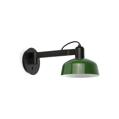 20342-144 TK-Lighting TATAWIN WALL LAMP ARM SHADE METAL GREEN 1xE27
