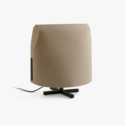 23002-58 Faro LUANG M 465 BLACK-CAMEL TABLE LAMP 1XE27