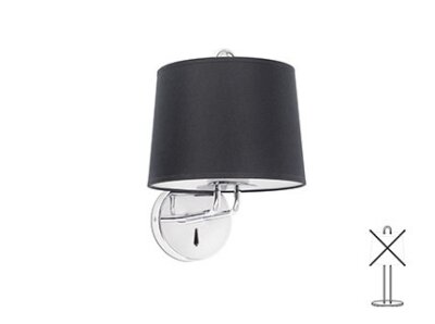 24031 TK-Lighting MONTREAL WALL LAMP CHROME 1xE27