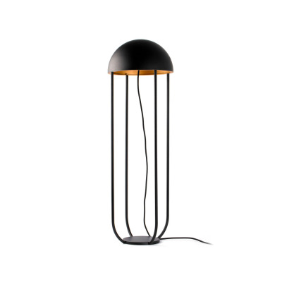 24521 Faro JELLYFISH BLACK FLOOR LAMP