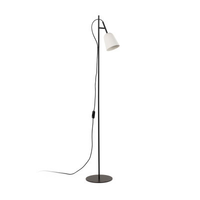28255 Faro STUDIO FLOOR LAMP WHITE SHADE 1XE14