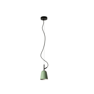28262 Faro STUDIO PENDANT LAMP S GREEN 1XE14