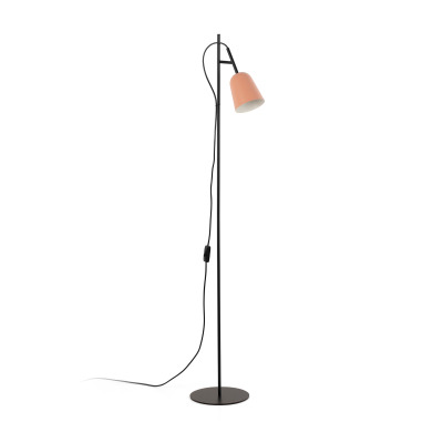 28272 Faro STUDIO FLOOR LAMP PINK SHADE 1xE14